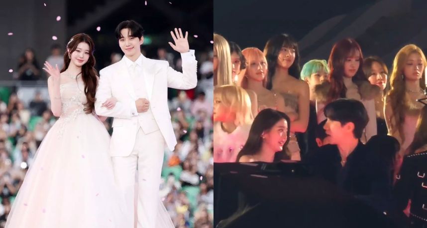 AAA台上紳士舉動全網讚爆！張員瑛穿裙子遭要求蹲下 李俊昊帥氣「護花」